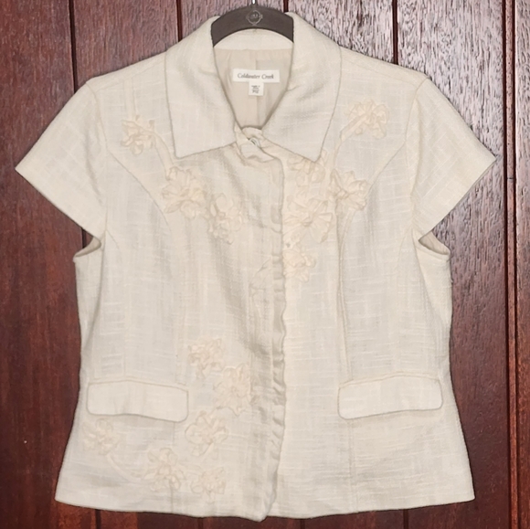 Coldwater Creek Sleeveless Jacket - Picture 2 of 12